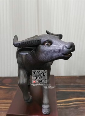 陶瓷工艺品 石湾公仔 水牛 生肖