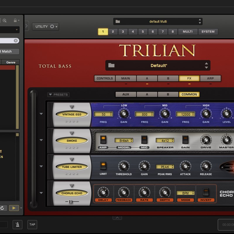 Trilian贝斯强烈推荐的编曲音源WIN&MAC