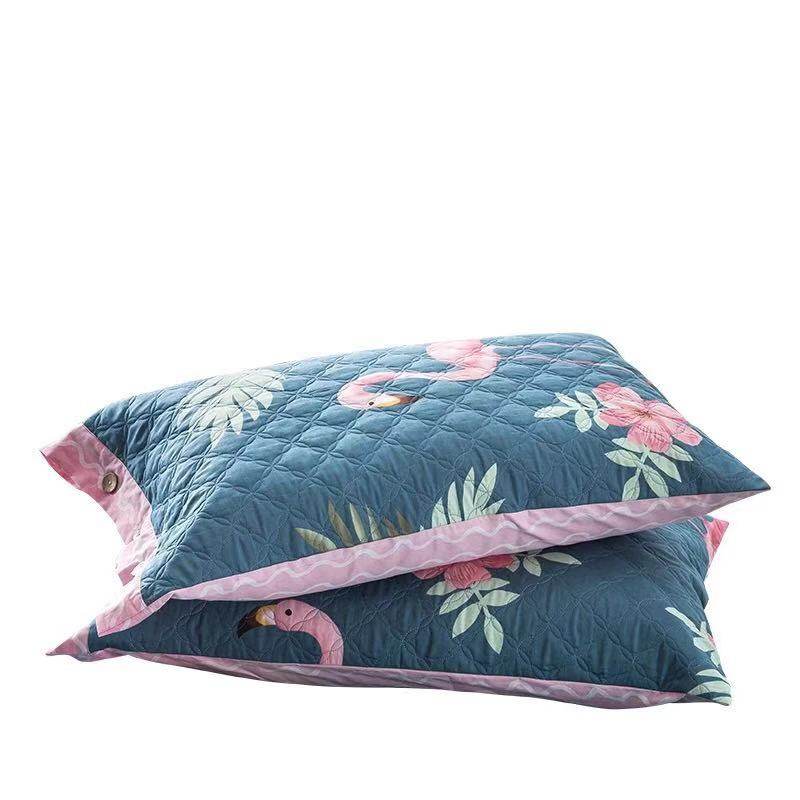 全棉枕套一对装家用荞麦壳定做35X40X50X60X70X75学生乳胶枕芯罩