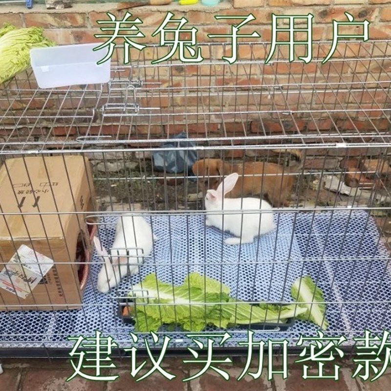 鸡笼子隔断兔笼粗加密鸽子笼养殖家用特大号猫笼自动清粪折叠鸡笼
