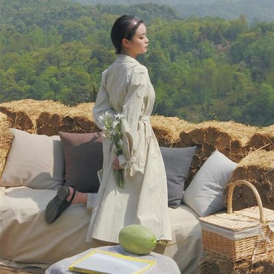 干稻草垛子装饰  婚庆草垛凳子道具 露营草垛沙发 包邮草堆草墩子