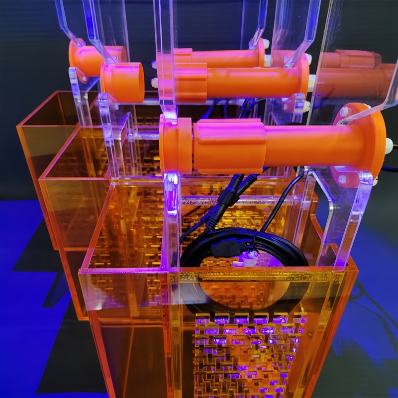 深蓝科技海缸卷纸机智能滤布机自动干湿分离过滤器懒人换棉过滤器