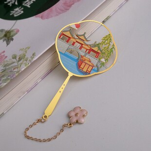 瘦西湖金属书签中国风古典文艺礼品精美镂空文创扬州旅游纪念品