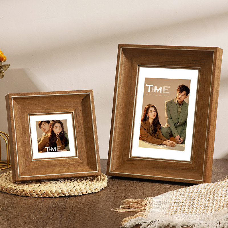 欧式简约相框摆台6寸7寸8寸10寸a4洗照片做成相册挂墙加打印框架