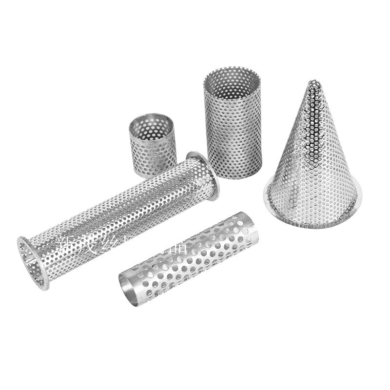 304不锈钢筛管过滤筒y型过滤器滤网篮式过滤网圆柱型过滤网