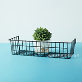 托盘挂篮挂钩铁艺网格照片墙配件超市家用置物架子收纳篮子壁挂式