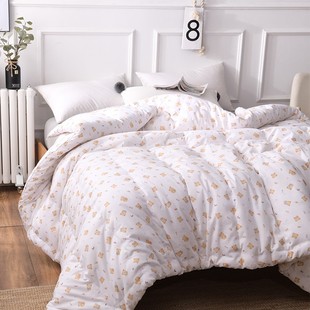 祈语棉花被子春秋被芯单人宿舍全棉棉被冬被双人加厚保暖棉絮冬季