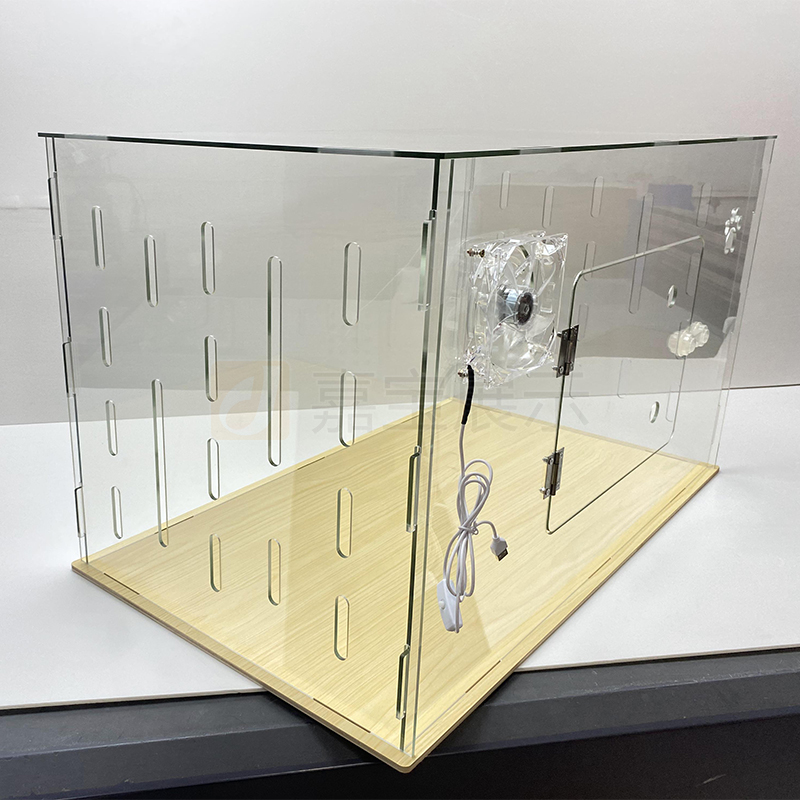 全透明压克力猫笼子 专业猫赛笼赛猫笼 快速组装摆摊宠物展示柜子