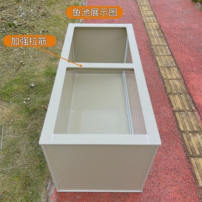 PP塑料鱼池超白玻璃观赏鱼缸上过滤水循环整套净化锦鲤养鱼箱户外