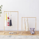 儿童实木挂架落地自由调节挂衣服架子卧室简易晾衣架幼儿园挂衣架
