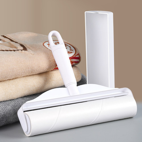 粘毛器滚筒长杆大号除毛滚刷沾床上头发神器底板灰尘滚轮沾可撕纸