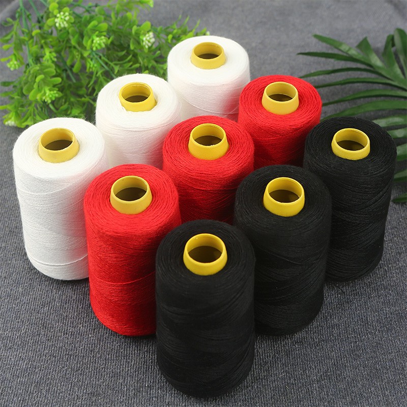 被子线手工缝被线老式加粗线被子引线大卷缝纫线粗线手缝针线黑线