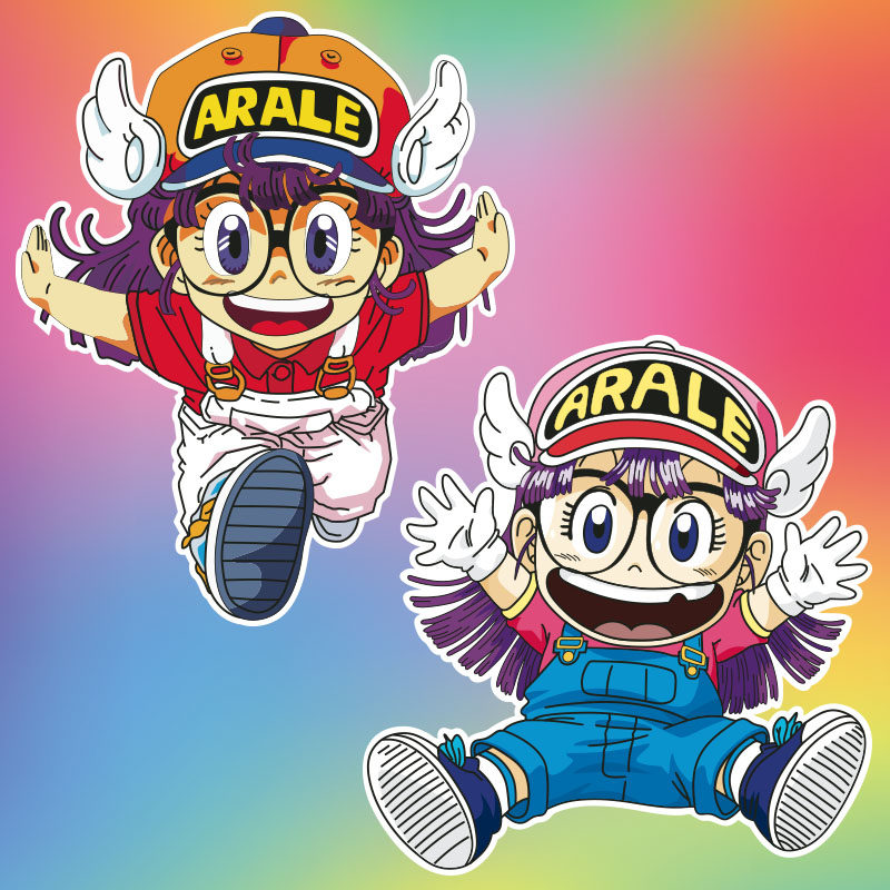 新品 大号阿拉蕾卡通动漫车贴侧门备胎罩划痕遮挡装饰汽车贴纸