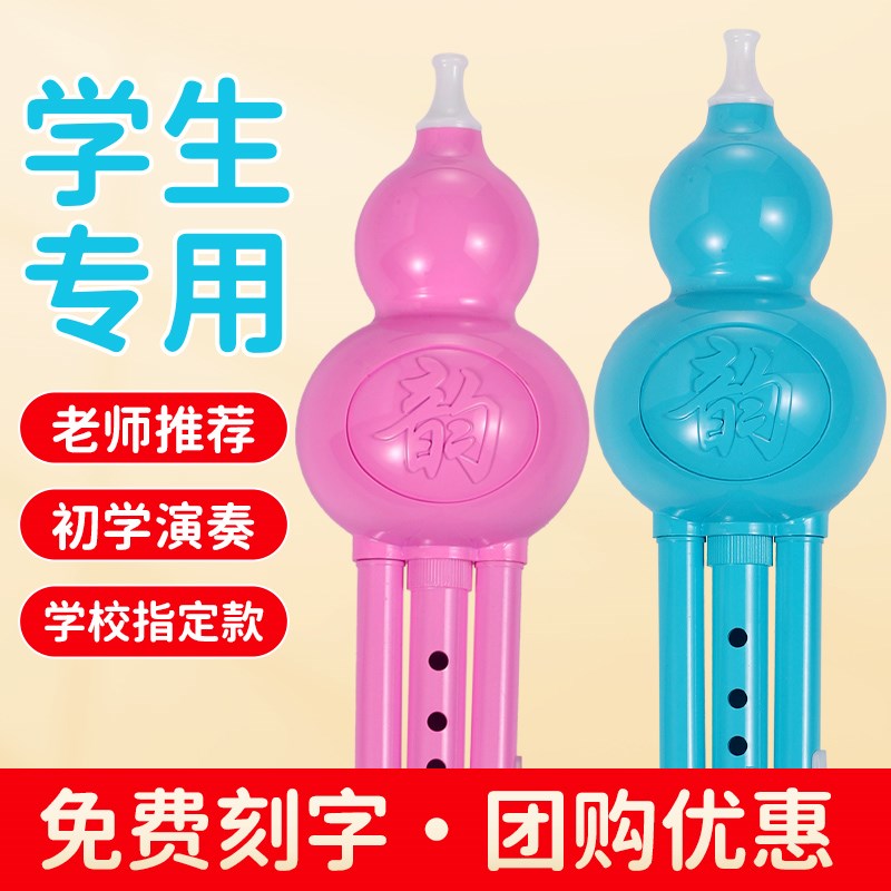 葫芦丝小学生专用儿童C调降B调/小D调专业演奏型防摔胡芦丝初学者