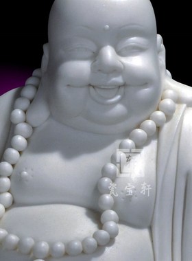 笔筒巴焦弥勒 陶瓷个性创意时尚个性工艺品可爱弥勒办公家居摆件