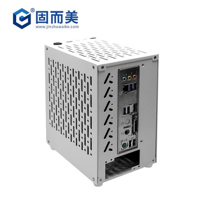 Itx机箱铝机箱 台式机nas机箱云存储matx机箱迷你定制白色小机箱