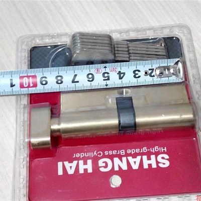 大70锁芯大75大80铜锁芯通用防火门锁高档卧室门锁芯房间锁木门锁