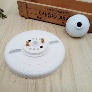加厚塑料吊线盒圆形胶木耐高温平灯座底盒12cm吊灯转换盒掉线灯座