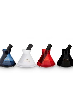 森度软装创意新款碳棒无火香薰酒店精品香氛手工玻璃扩香瓶扩散器