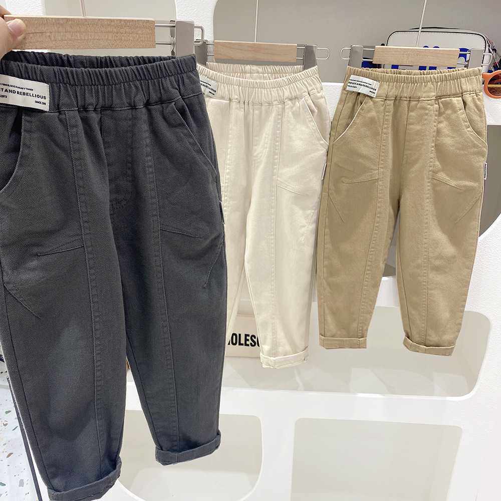 男童裤子春秋长裤中大童秋装潮2026秋款童装男童休闲裤男孩韩版潮