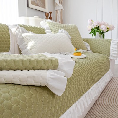 沙发垫客厅沙发坐垫四季通用防滑垫子轻法式简约高级感沙发套罩巾