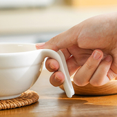 捣蒜研钵陶瓷压蒜器瓷质捣药罐乳钵捣碎研磨研药碗家用陶瓷研磨棒