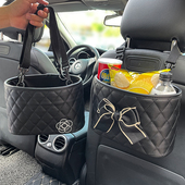 汽车座椅后背收纳袋多功能车内椅背储物整理盒创意卡通车载用品女