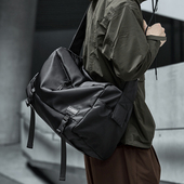 大容量旅行包行李收纳袋手提斜挎包男休J闲干湿分离登机包出差旅