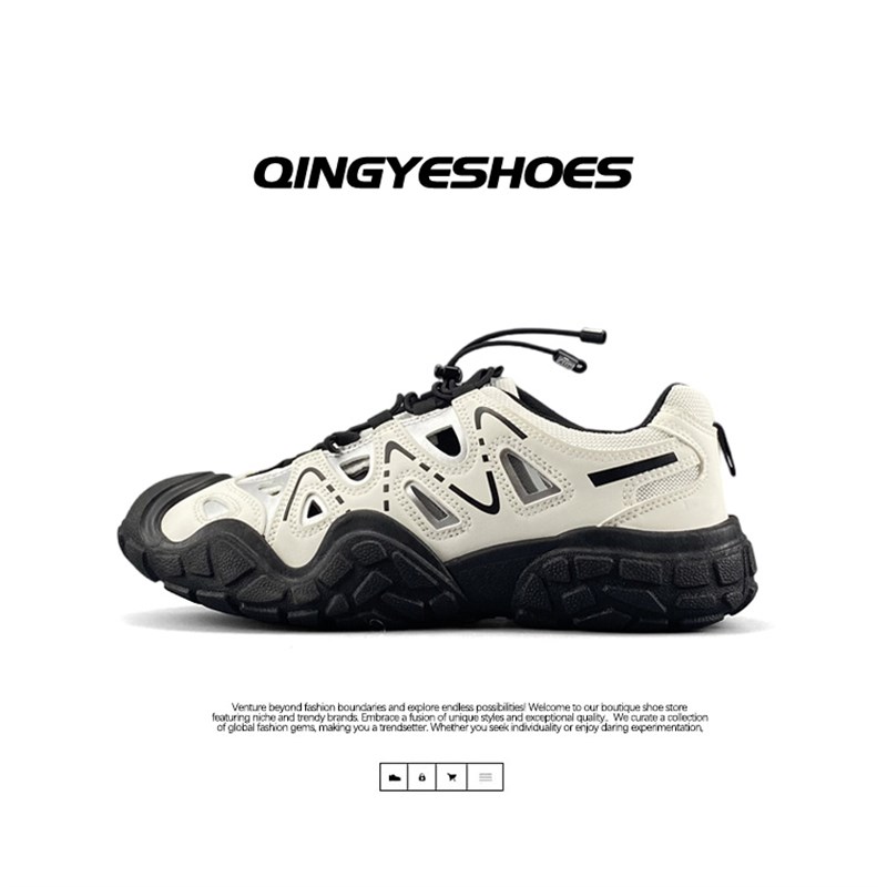 外贸男士镂空休闲运动鞋夏季透气百搭轻便舒适一脚蹬懒人鞋登山鞋