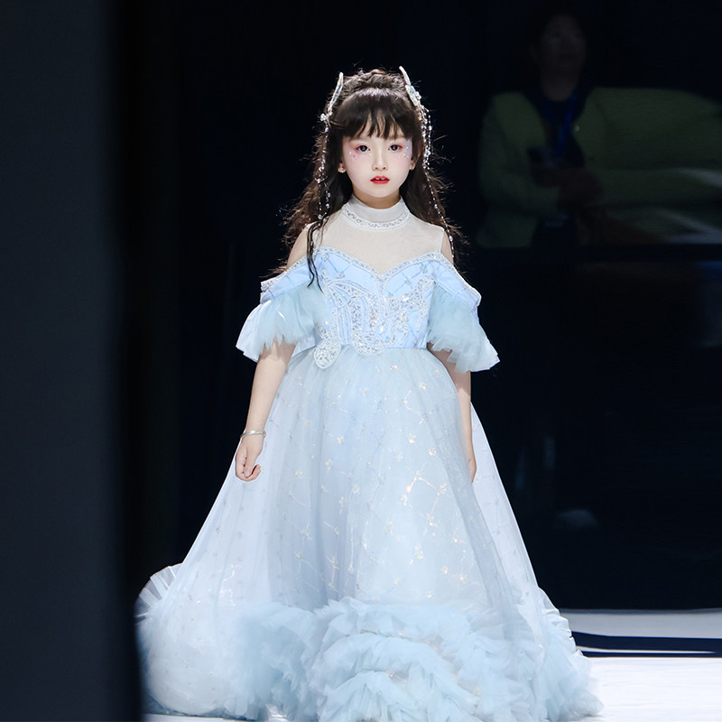 女童高端礼服2024新款儿童走秀晚礼服轻奢小众森系拖尾钢琴演出服,童装/婴儿装/亲子装,儿童礼服,淘宝优惠券,粉丝福利购,淘宝优惠卷
