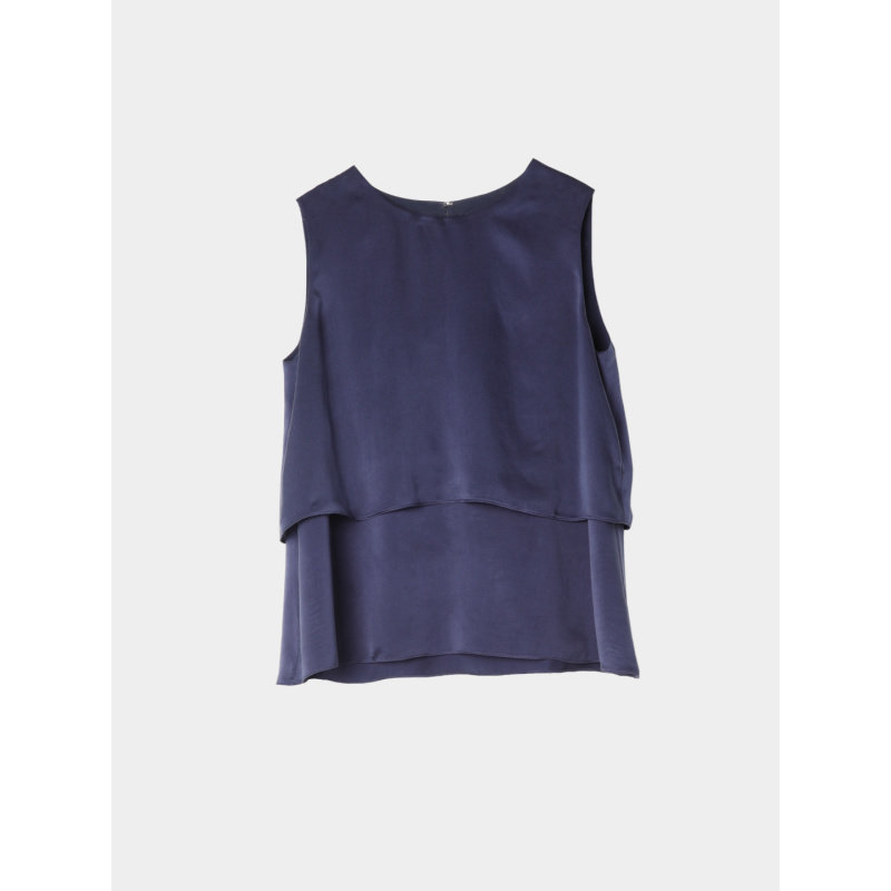 CAGLIARI EXCHANGE/卡利亚里分层下摆无袖TOP衫3902109