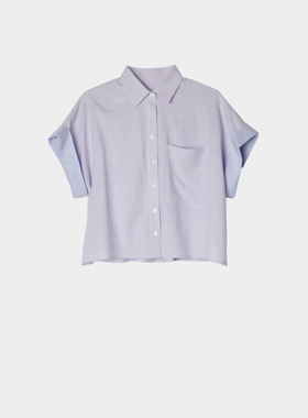 CAGLIARI EXCHANGE/卡利亚里翻口袖宽松衬衫3904024