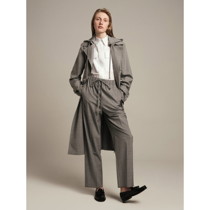 CAGLIARI EXCHANGE/卡利亚里松紧系绳锥腿裤4005009