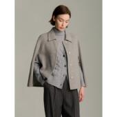 卡利亚里斗篷式 CAGLIARI EXCHANGE 双面短大衣4208007