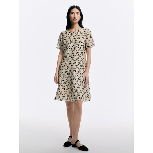 CAGLIARI EXCHANGE/卡利亚里短袖提花连衣裙4107022