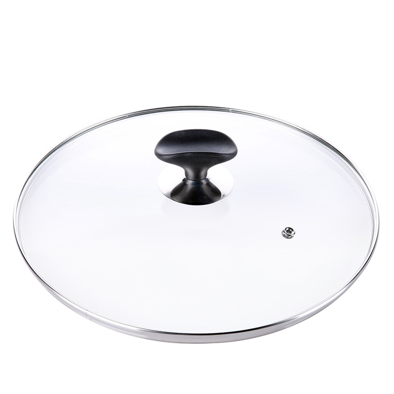 16cm18cm20钢化玻璃锅盖配件奶锅汤锅盖子通用款24雪平锅26平底锅