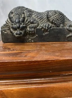 新款镇水兽鱼缸卧龙镇宅鱼缸造景霸气国风玄关摆件招财仿古吸水兽