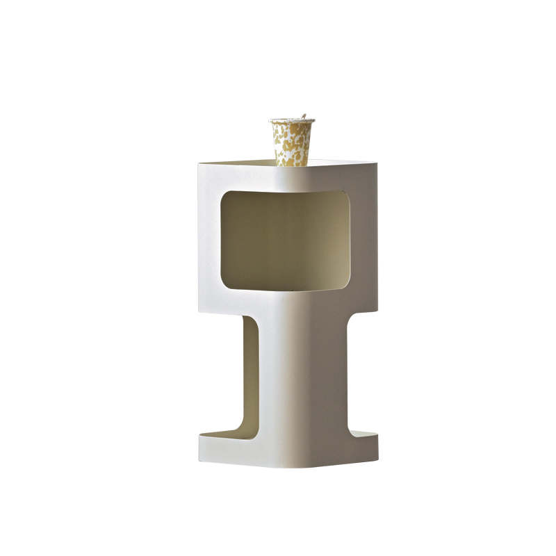 奶油风创意铁艺床头柜迷你超小型网红极窄床头置物架小窄边替代