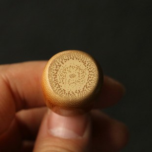 精品纯手工精磨天然实心老玉竹小吊坠竹雕迷你把玩小件竹盖置挂件