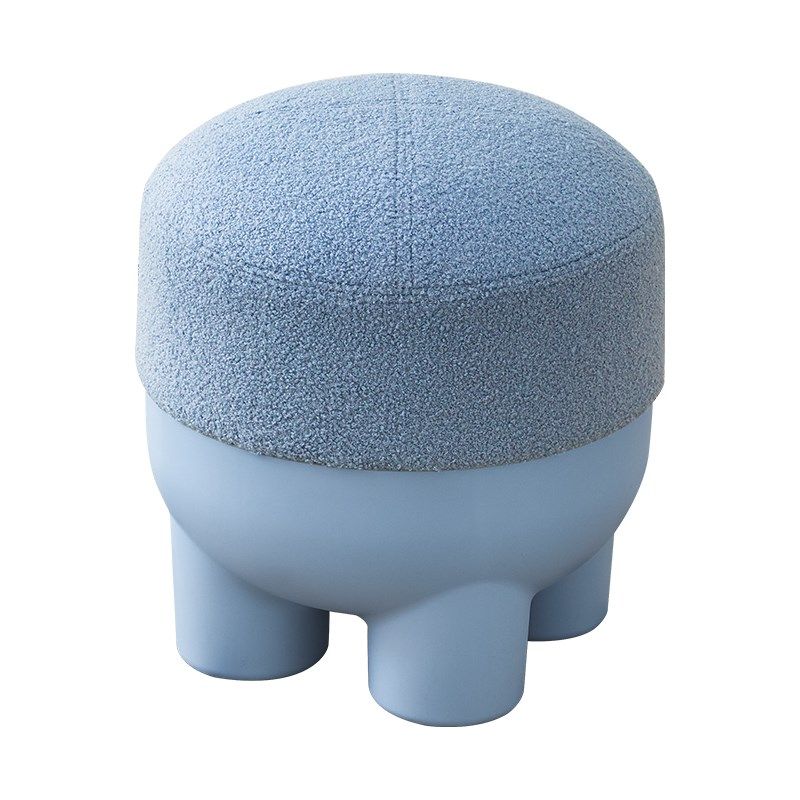 北欧小凳子家用门口换鞋凳塑料象腿儿童矮凳网红简约毛绒储物圆凳,住宅家具,矮凳,淘宝优惠券,粉丝福利购,淘宝优惠卷