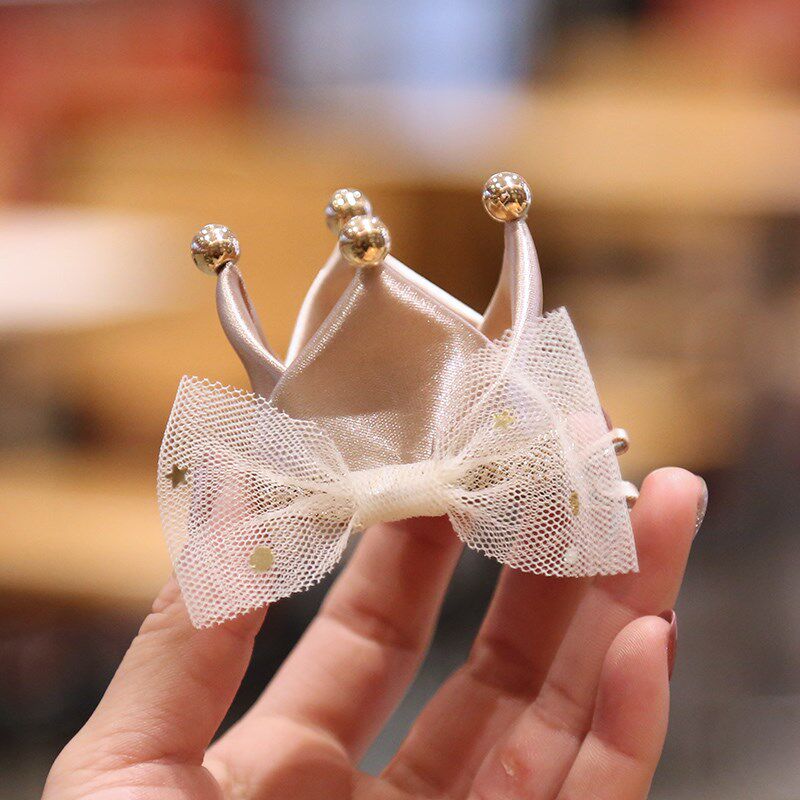 儿童发饰发夹皇冠公主可爱宝宝发卡生日表演头饰小宝宝夹子女童