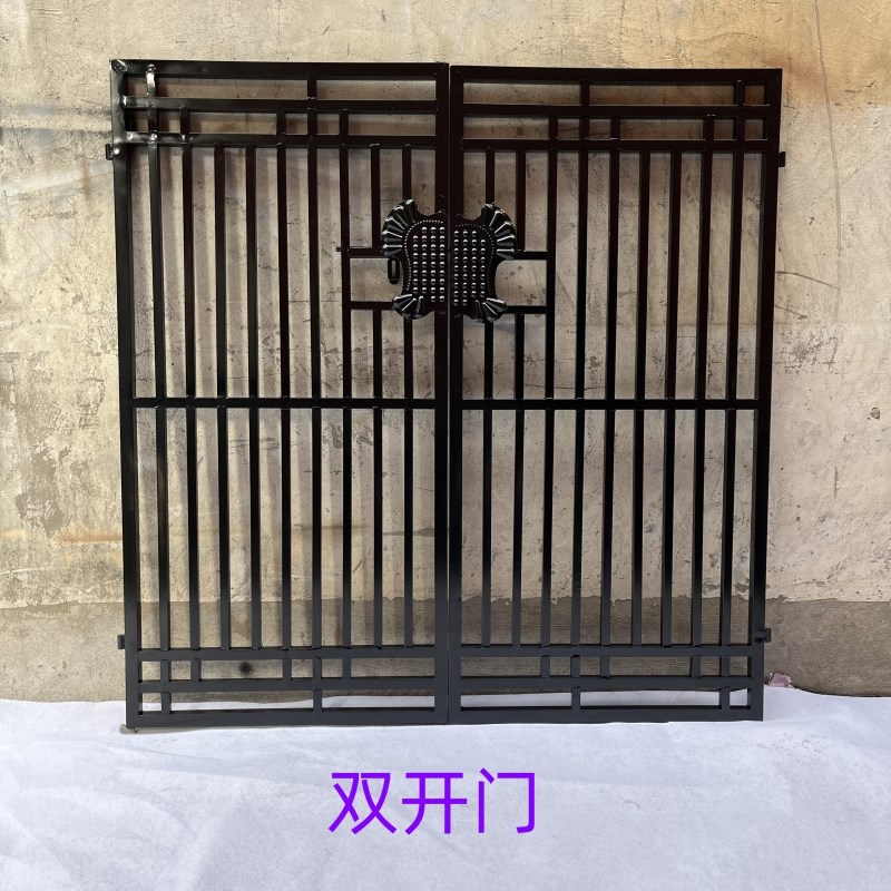 家用铁门院子门乡村围墙栅栏门户外别墅庭院花园拱形大门单双开门