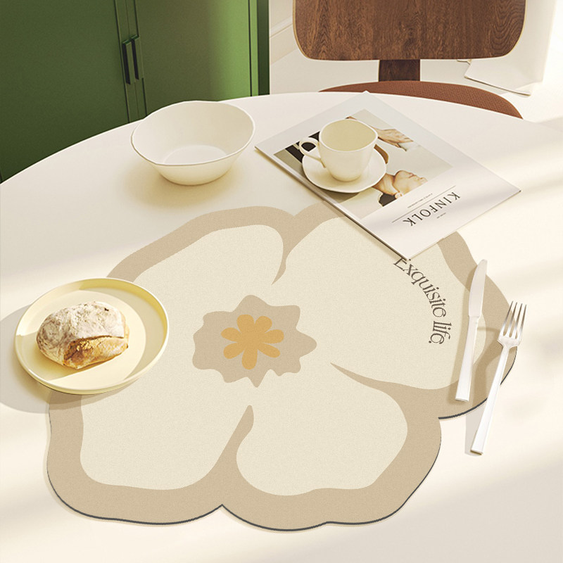 法式奶油风厨房台面沥水垫碗筷干燥垫桌面防烫隔热杯垫餐桌垫子,居家布艺,厨房地垫,淘宝优惠券,粉丝福利购,淘宝优惠卷