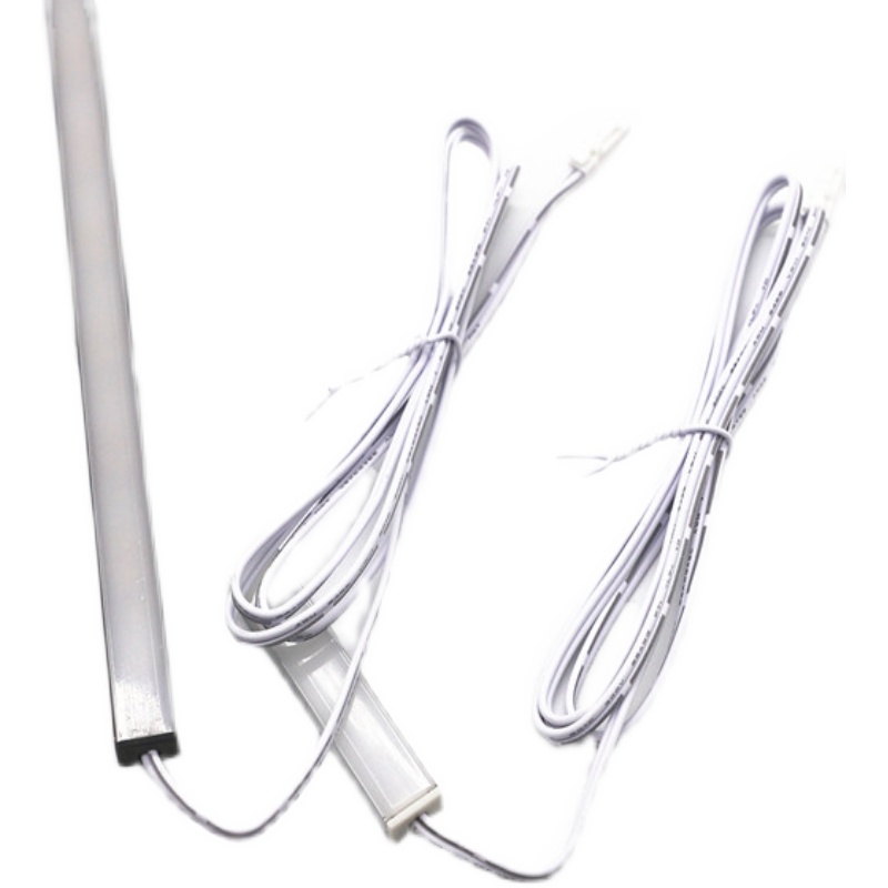 LED12V层板开槽明装超窄超薄线条硬 灯条衣柜客厅超亮酒柜鞋柜灯