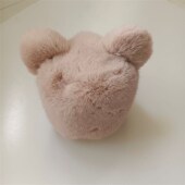 适唱多多小雪人音乐麦克风防风保护毛罩防喷雪绒熊耳朵毛毛套咪罩