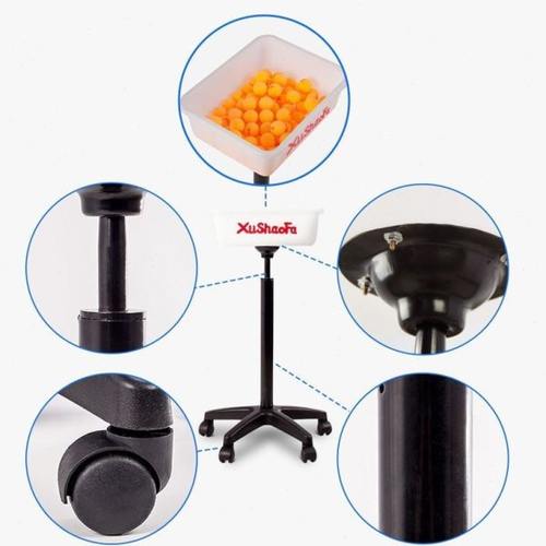 许绍发乒乓球多球盆可移动多球架多球车集球筐集球器多球框训练用