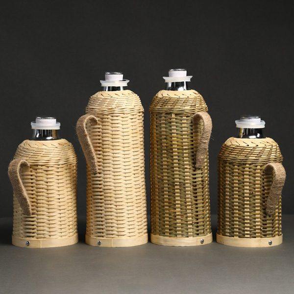 竹编热水瓶家用老式保温壶暖瓶大容量玻璃内胆茶室开水瓶围炉煮茶,餐饮具,热水瓶,淘宝优惠券,粉丝福利购,淘宝优惠卷