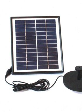 微型太阳能水泵低压直流12V5W太阳能小喷泉带浮水盘太阳能喷泉泵