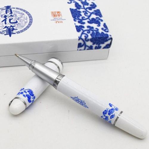 青花瓷笔中国特色工艺品脸谱圆珠笔文具办公用品出国礼物送老外