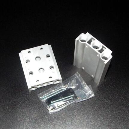 电磁阀底座4V410-15连接汇流板400M-2F3F4F5F6F7F8F9F10F12F位联